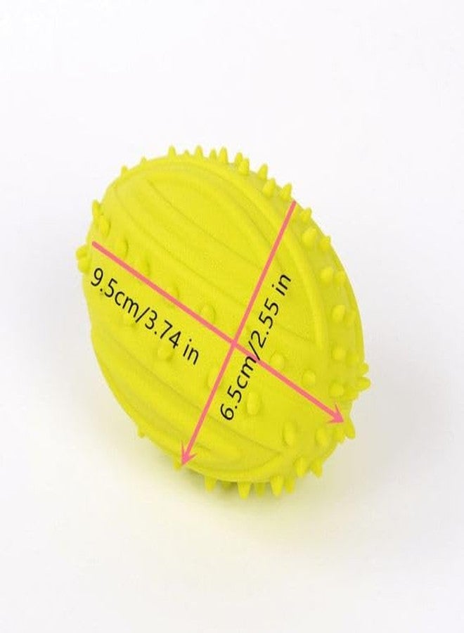BohoBark Rubber Dog Ball Sound Dog Toys pet Interactive Toys Tough Dog Toys Dog Squeaky Toy Teething Ball for Dogs Dog Teeth Cleaning Toy Dental Dog Ball pet Toy Puppy with The Ball - Image 2